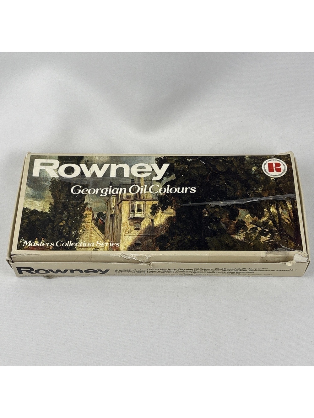 Vintage Rowney Georgian Oil Colours Set Master Collection Series